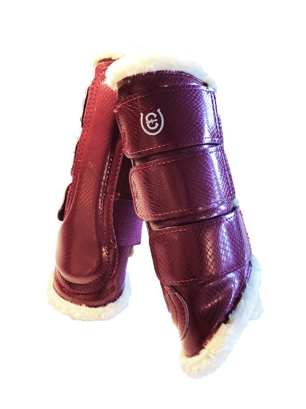 Equestrian Stockholm Gaiters - Burgundy