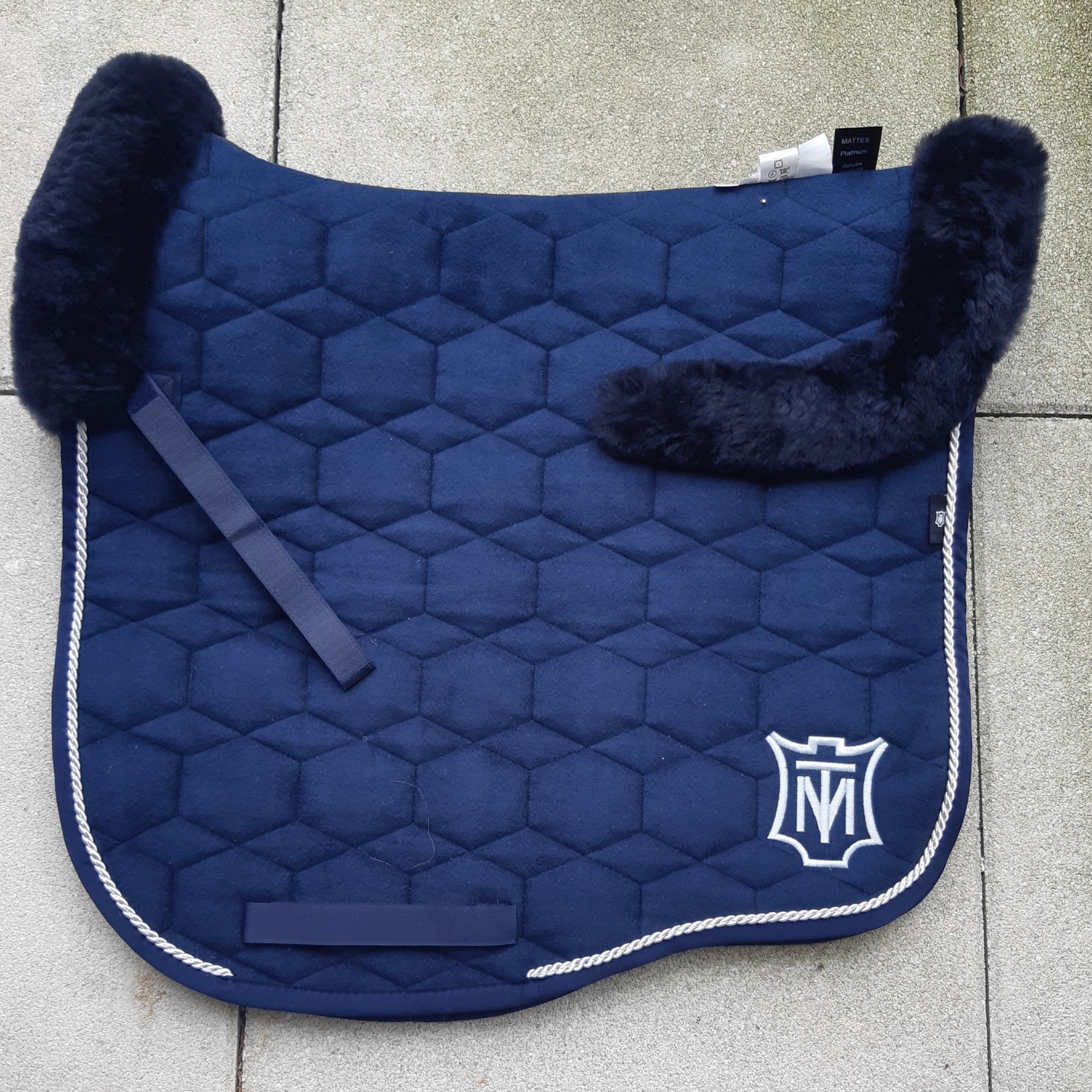 Mattes Eurofit carpet - Navy sheepskin velvet