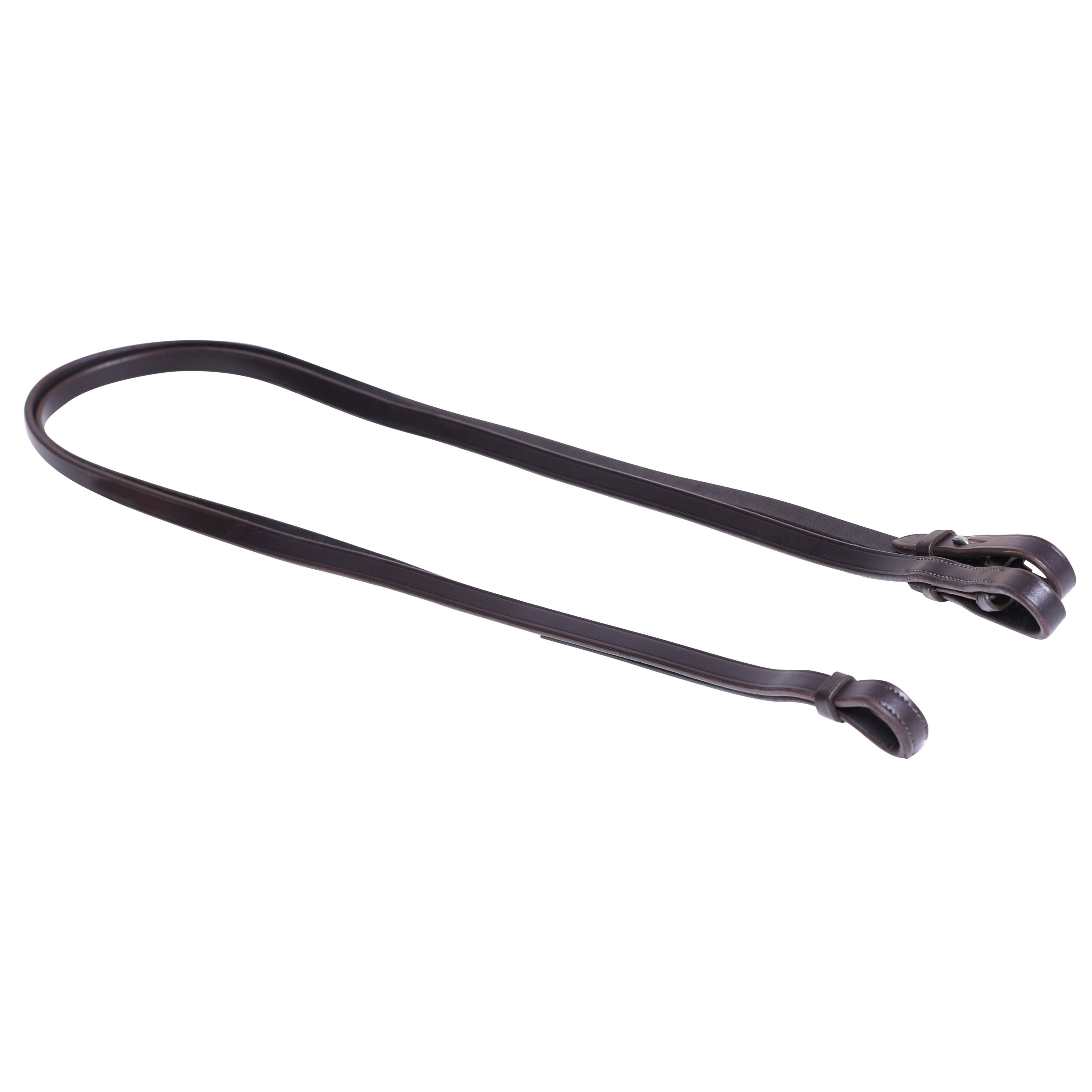 Paire de rênes cuir lisse brun 13MM - SD Design
