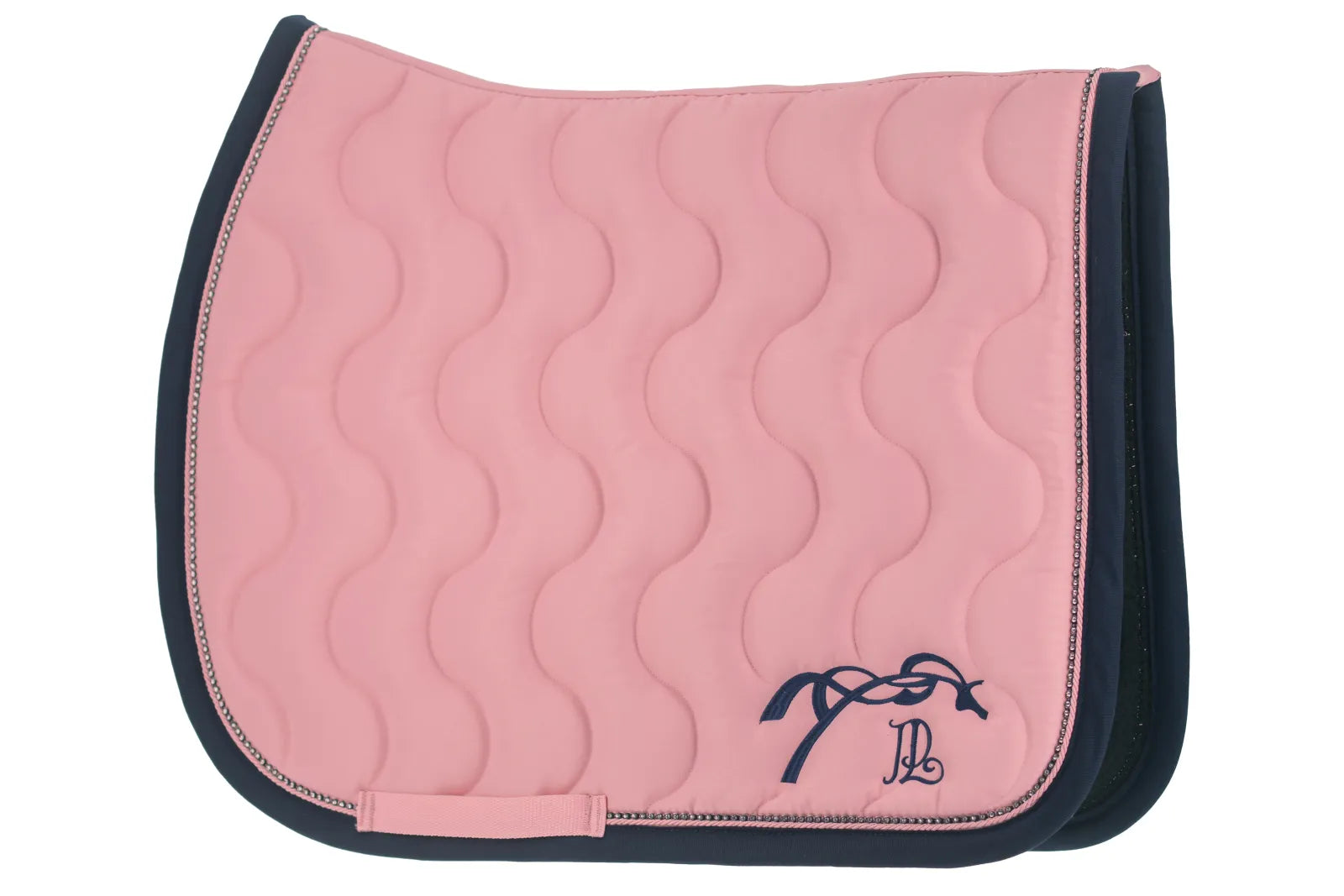 Tapis de selle Diamant Rose pale et bleu - PENELOPE COLLECTION