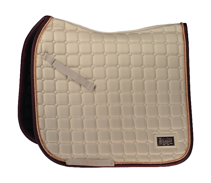 Champagne plum saddle pad - EQUITO