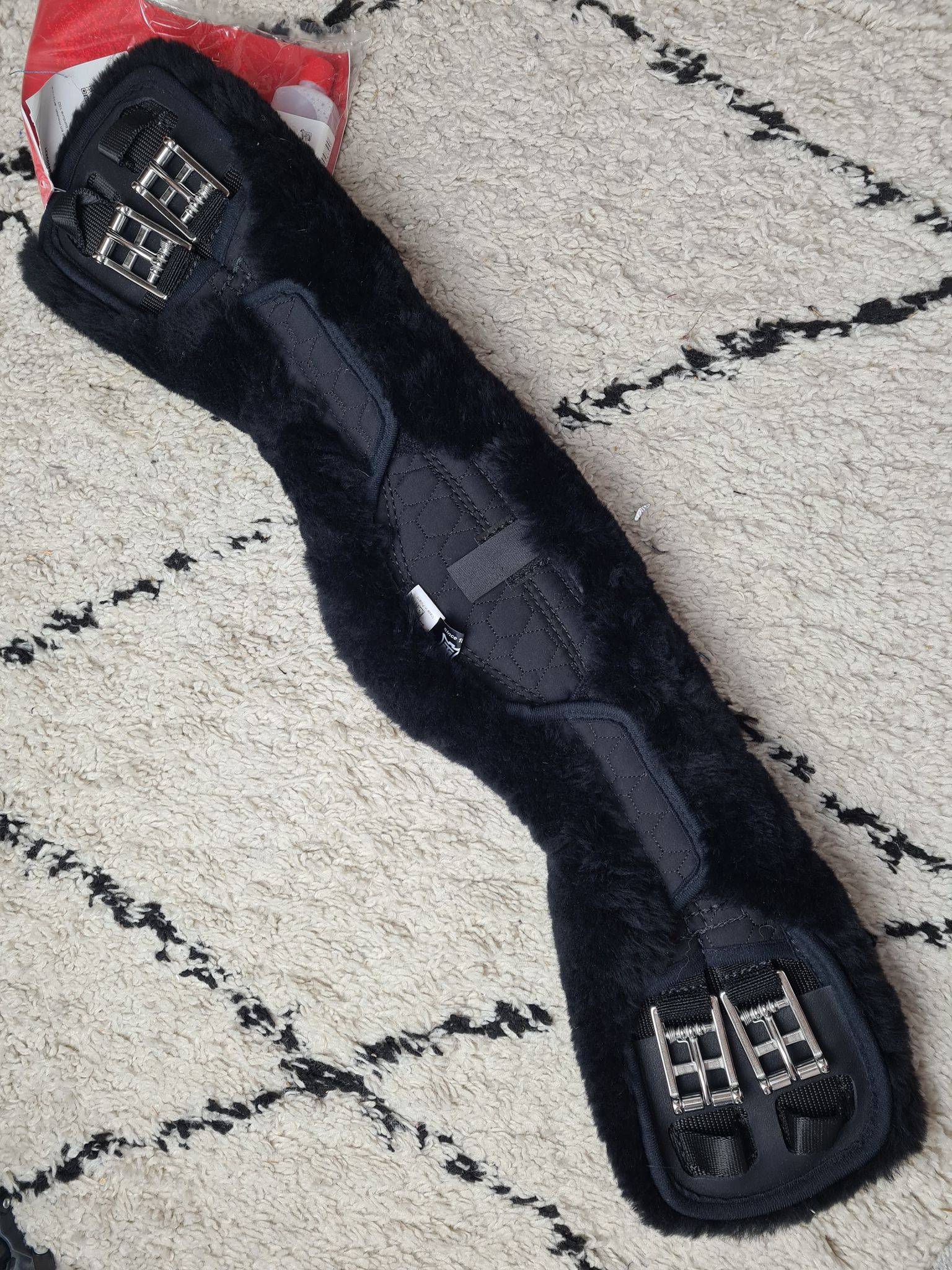 Sangle courte (tissu) Noir mouton noir DEMI-LUNE - MATTES