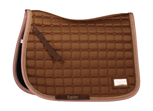 Tapis Camel bord rose - Rocky Road - Equito