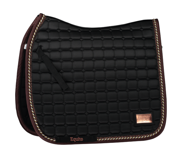 Black and Bronze 2.0 saddle pad - EQUITO