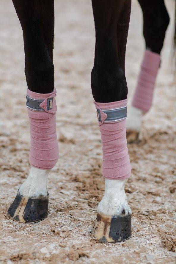 Equestrian Stockholm Polo Bands - Pink Crystal