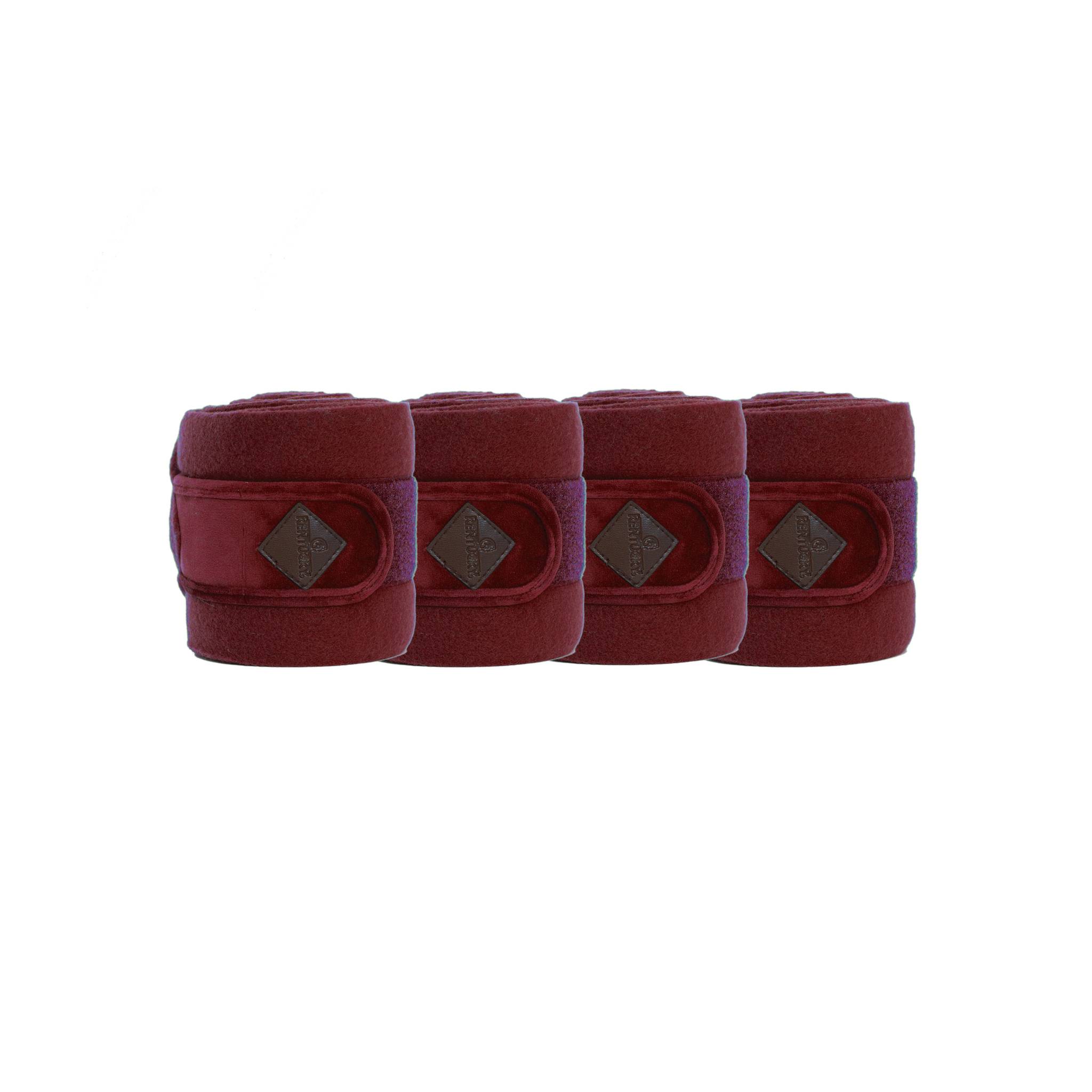 Burgundy Velvet Polo Bands - Kentucky