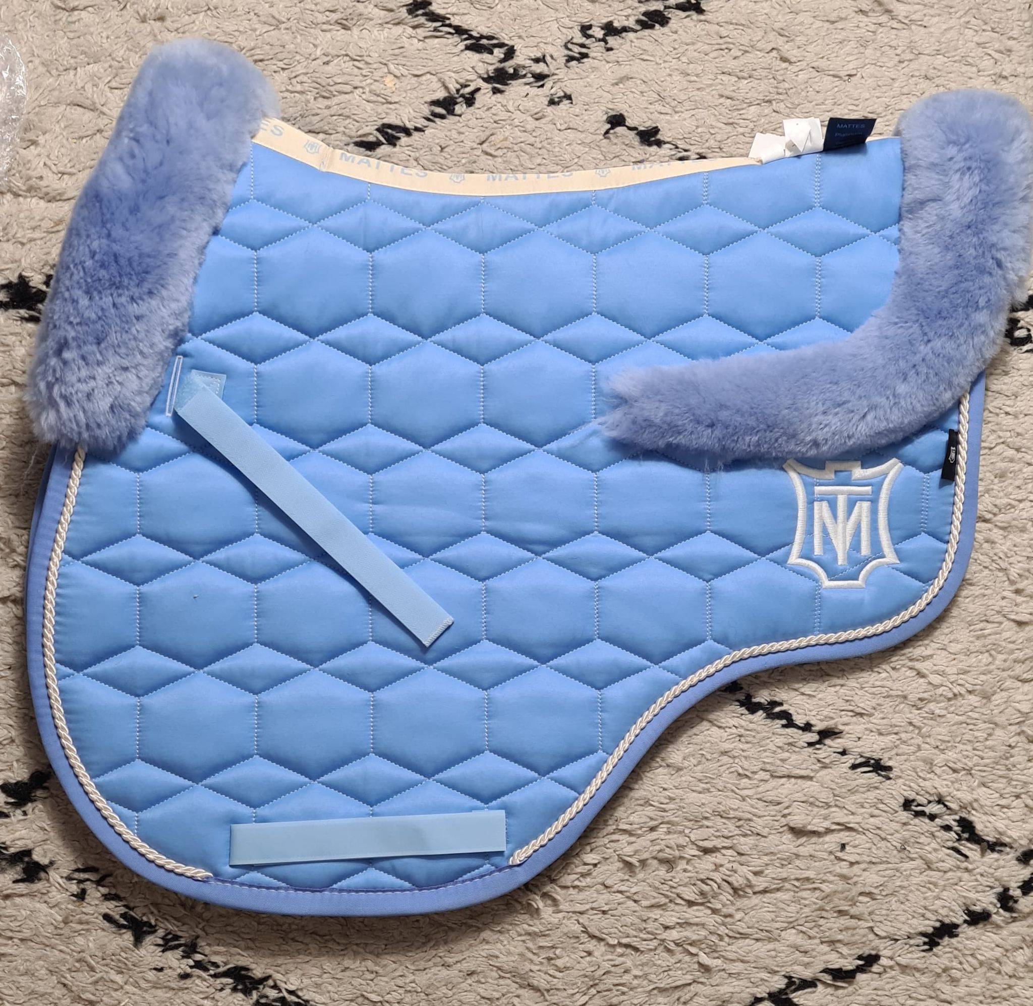 Tapis Eurofit bleu ciel mouton bleu ciel - Mattes