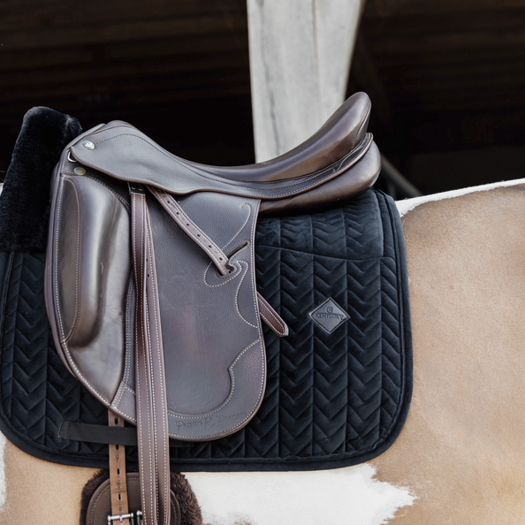 Skin-Friendly Velvet Saddle Pad - Kentucky