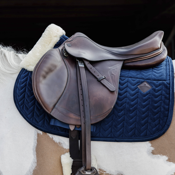 Skin-Friendly Velvet Saddle Pad - Kentucky