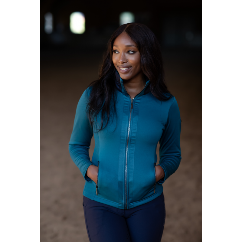 Aurora Blues Fleece Jacket - Equestrian Stockholm