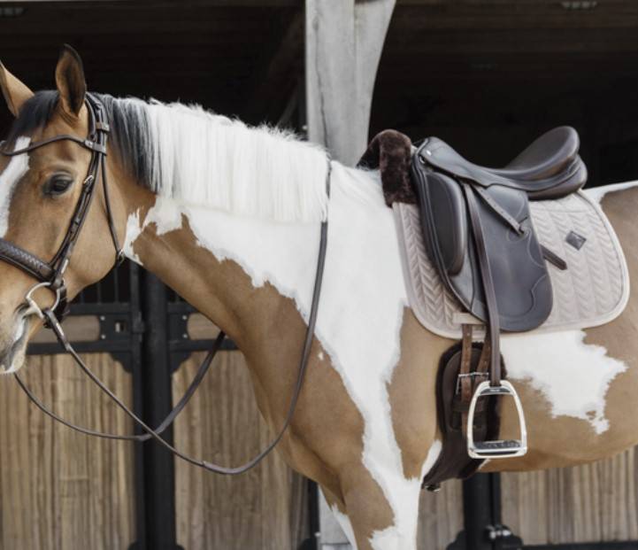 Skin-Friendly Velvet Saddle Pad - Kentucky