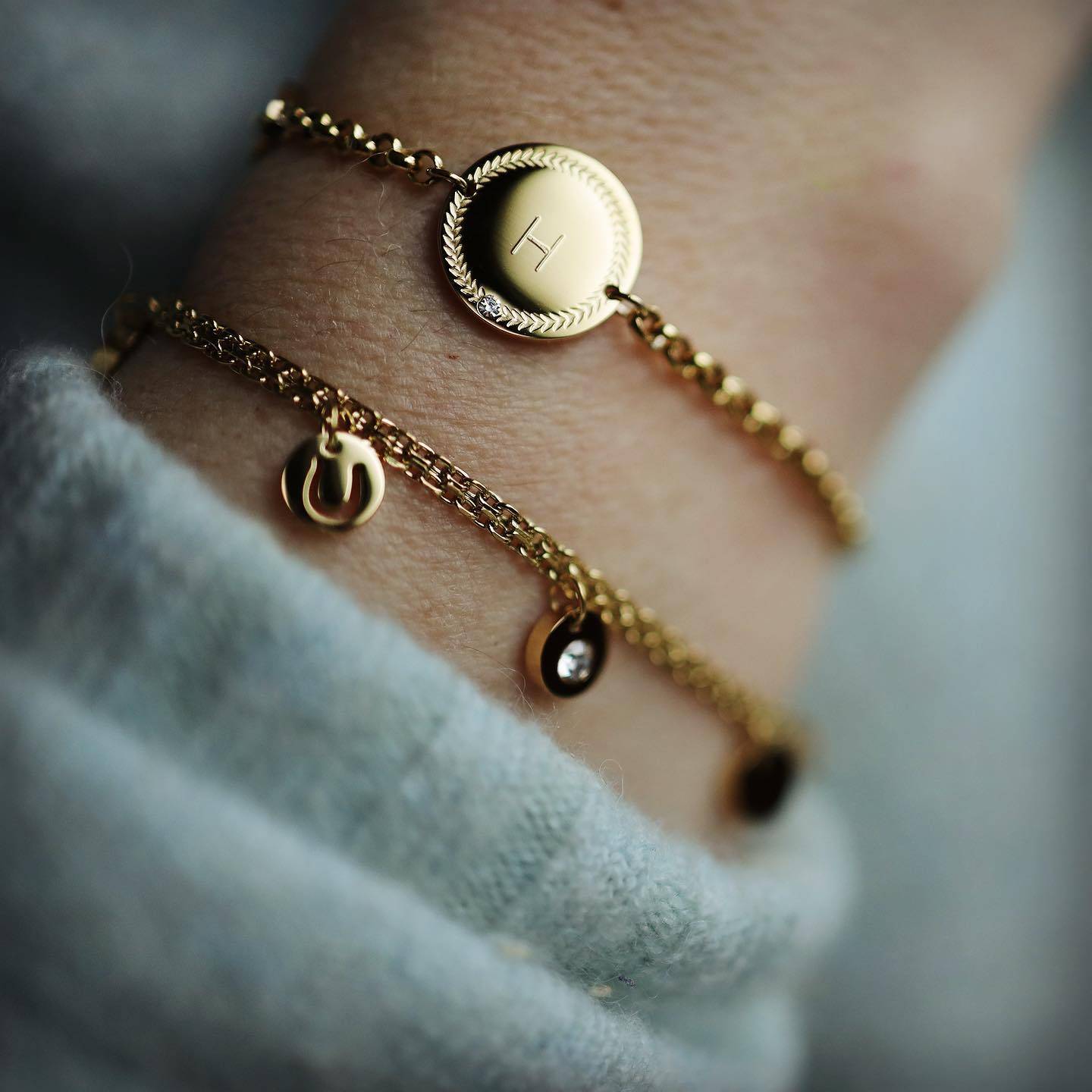 Bracelet avec breloques personnalisées - Ponytail & Co