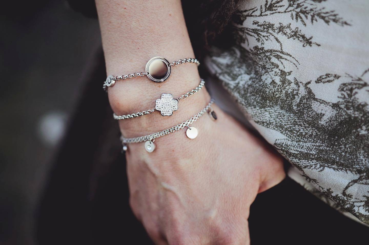 Bracelet trèfle à quatre feuilles - Ponytail & Co
