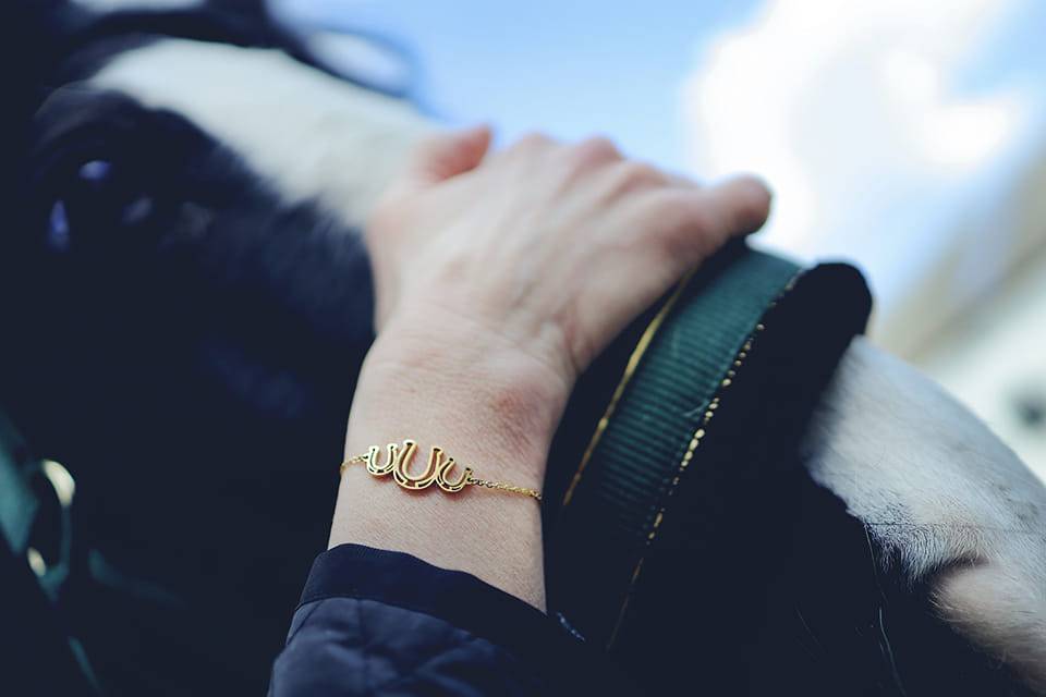 Horseshoe bracelet - Ponytail & Co