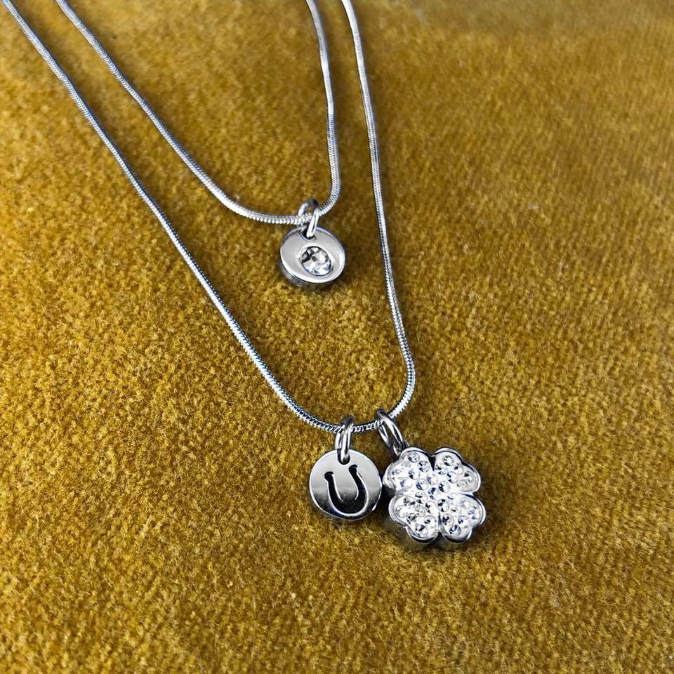 Pendant with zirconia - Ponytail & Co
