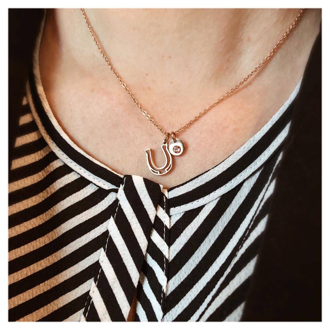 Horseshoe pendant - Ponytail & Co