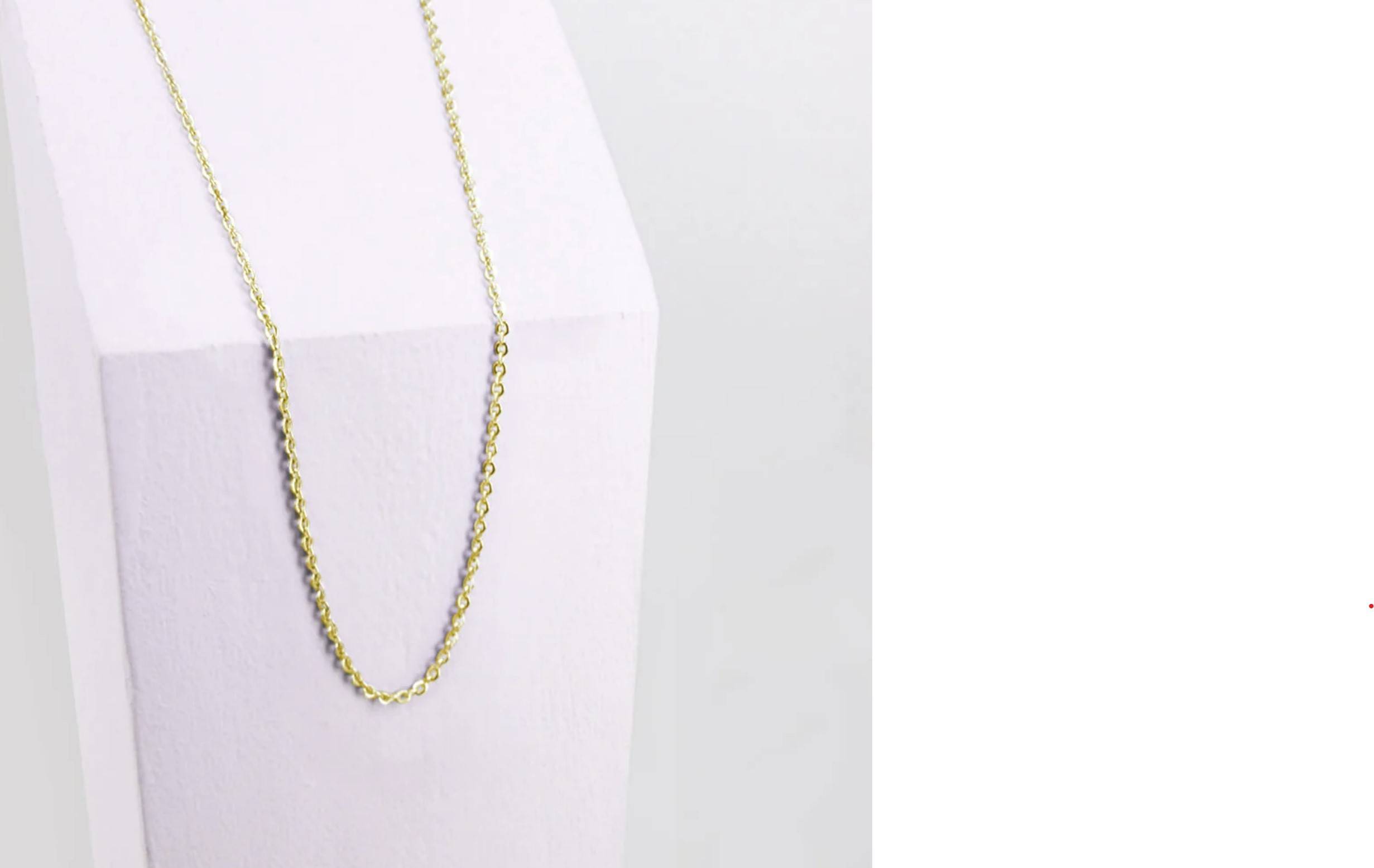 Flat and oval link chain - Ponytail & Co