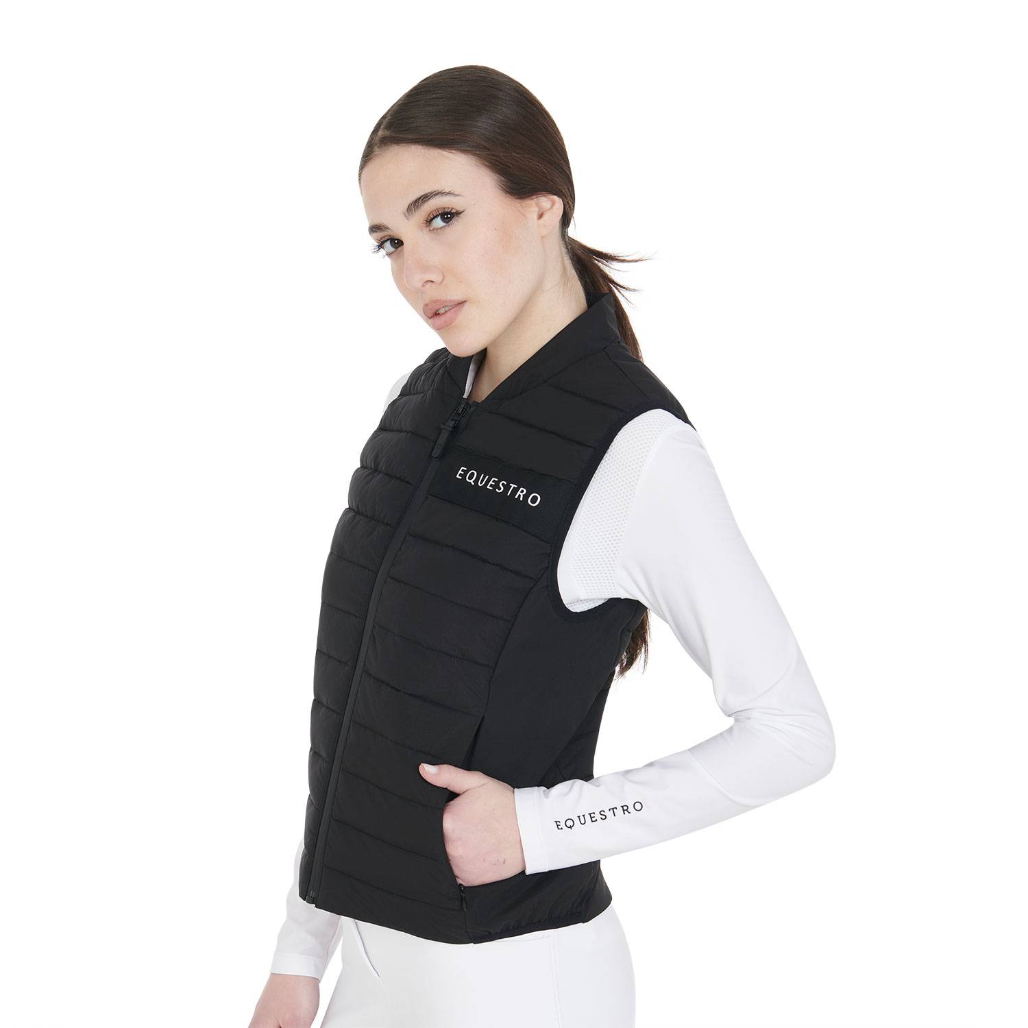 Technical windproof sleeveless jacket - Equestro
