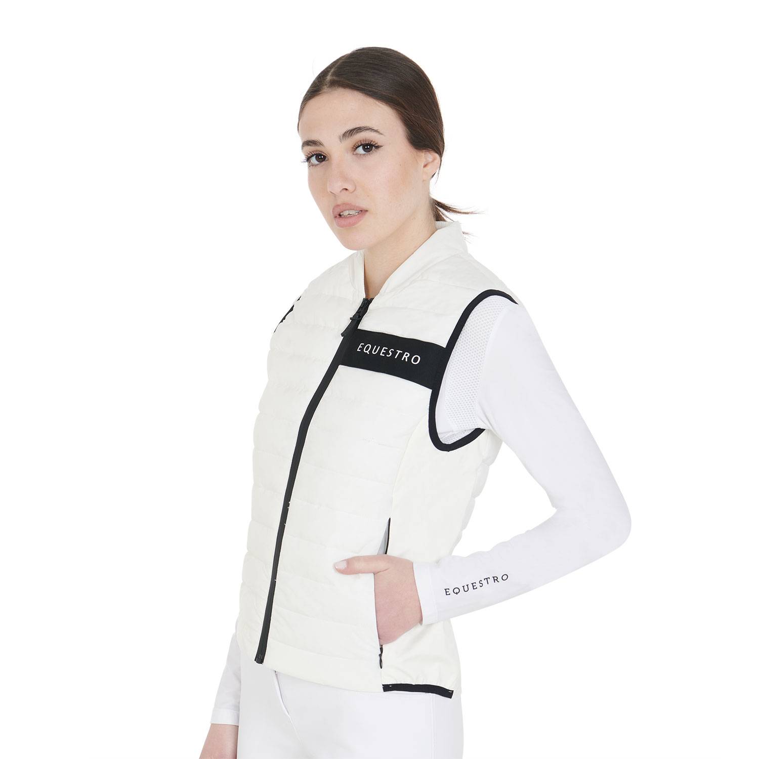 Technical windproof sleeveless jacket - Equestro