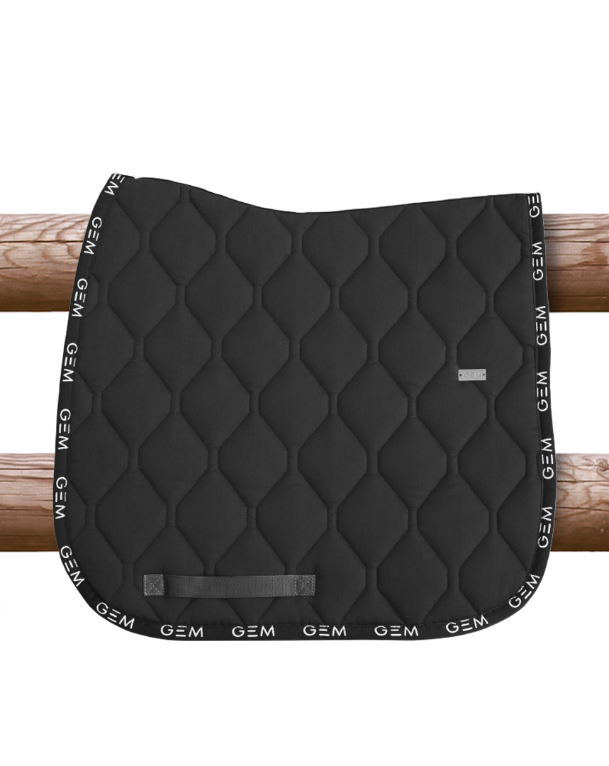 Tapis de selle LOVE Mixte NOIR - GEM