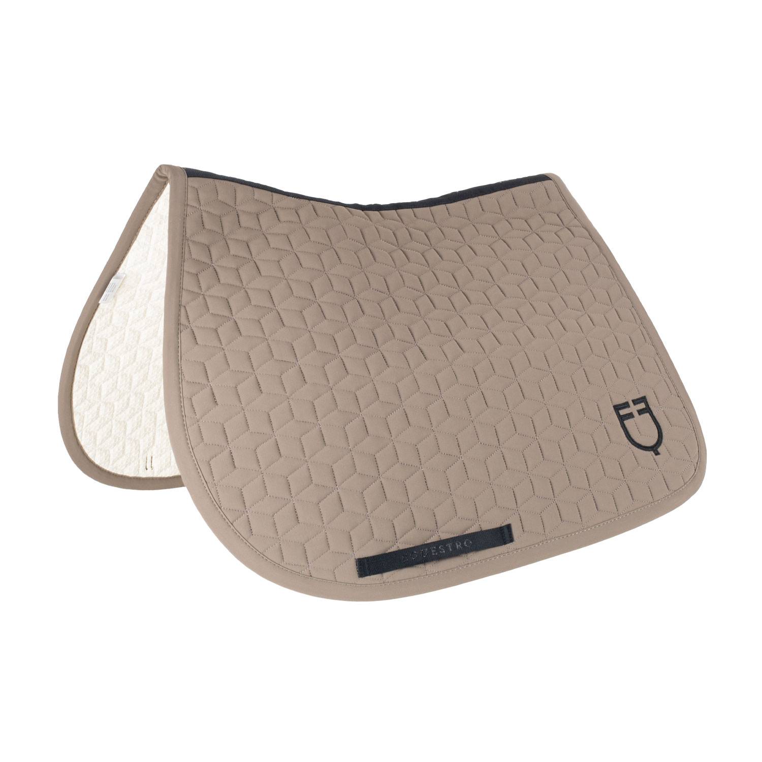 Cube Quilting Walnut saddle pad - EQUESTRO