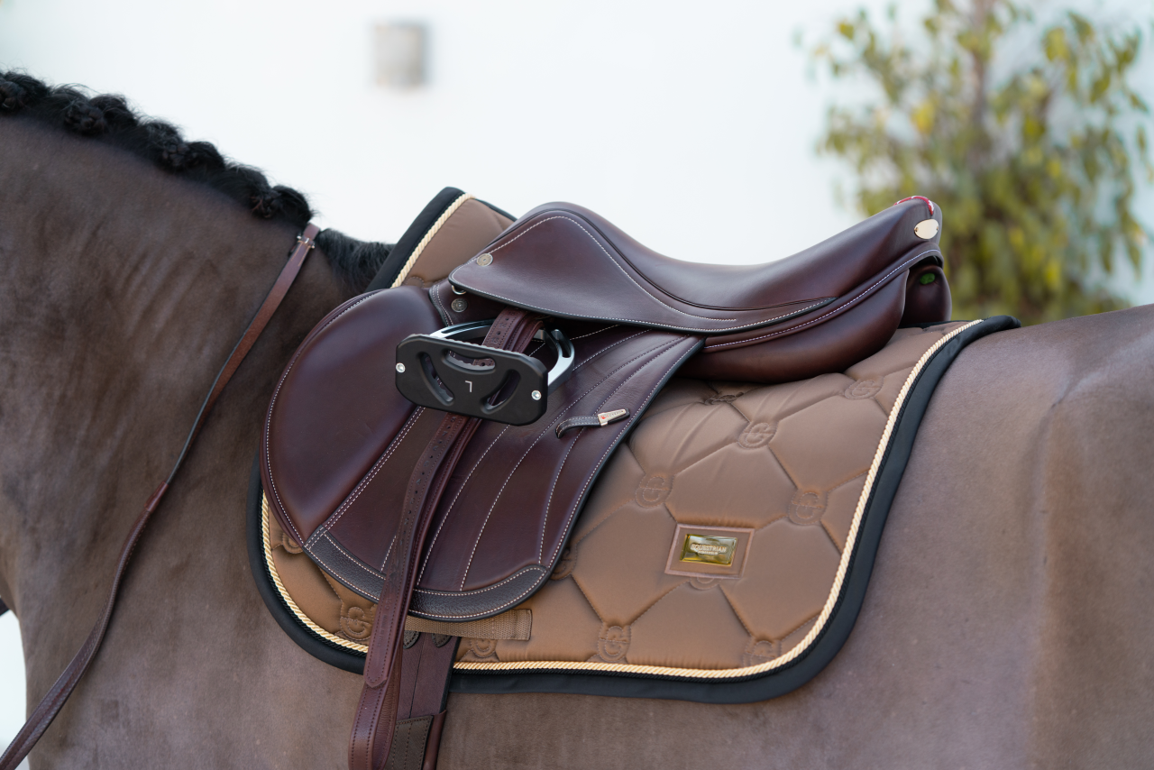 Golden Brass saddle pad - Equestrian Stockholm