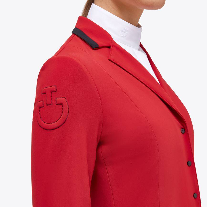 Red embroidered competition jacket - CAVALLERIA TOSCANA