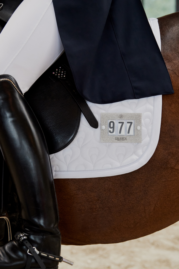 HighGloss Peacock Platinum Pure saddle pad - Eskadron