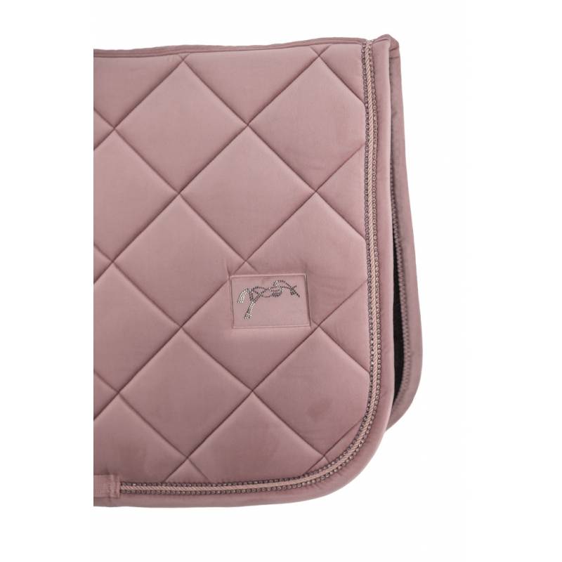 Tapis de selle New Strass rose pâle - PENELOPE COLLECTION