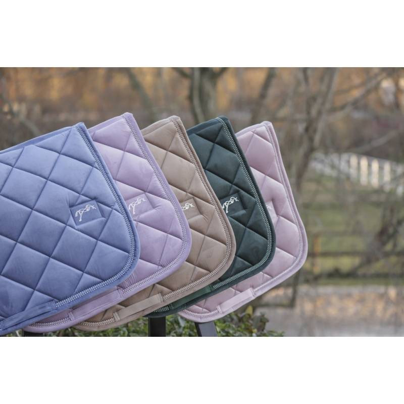 New Strass saddle pad dark green - PENELOPE COLLECTION