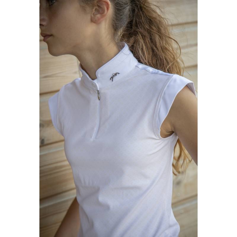 Seville short-sleeved competition polo shirt - PENELOPE COLLECTION