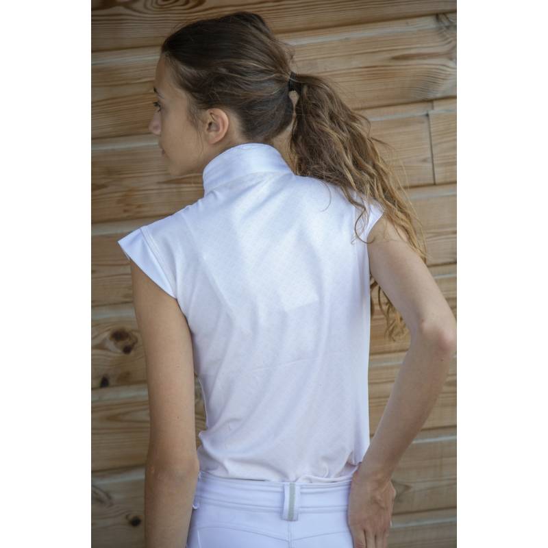 Seville short-sleeved competition polo shirt - PENELOPE COLLECTION