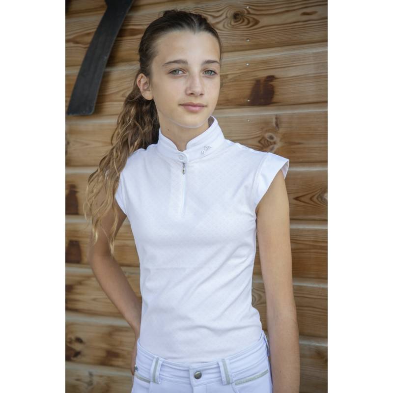 Seville short-sleeved competition polo shirt - PENELOPE COLLECTION