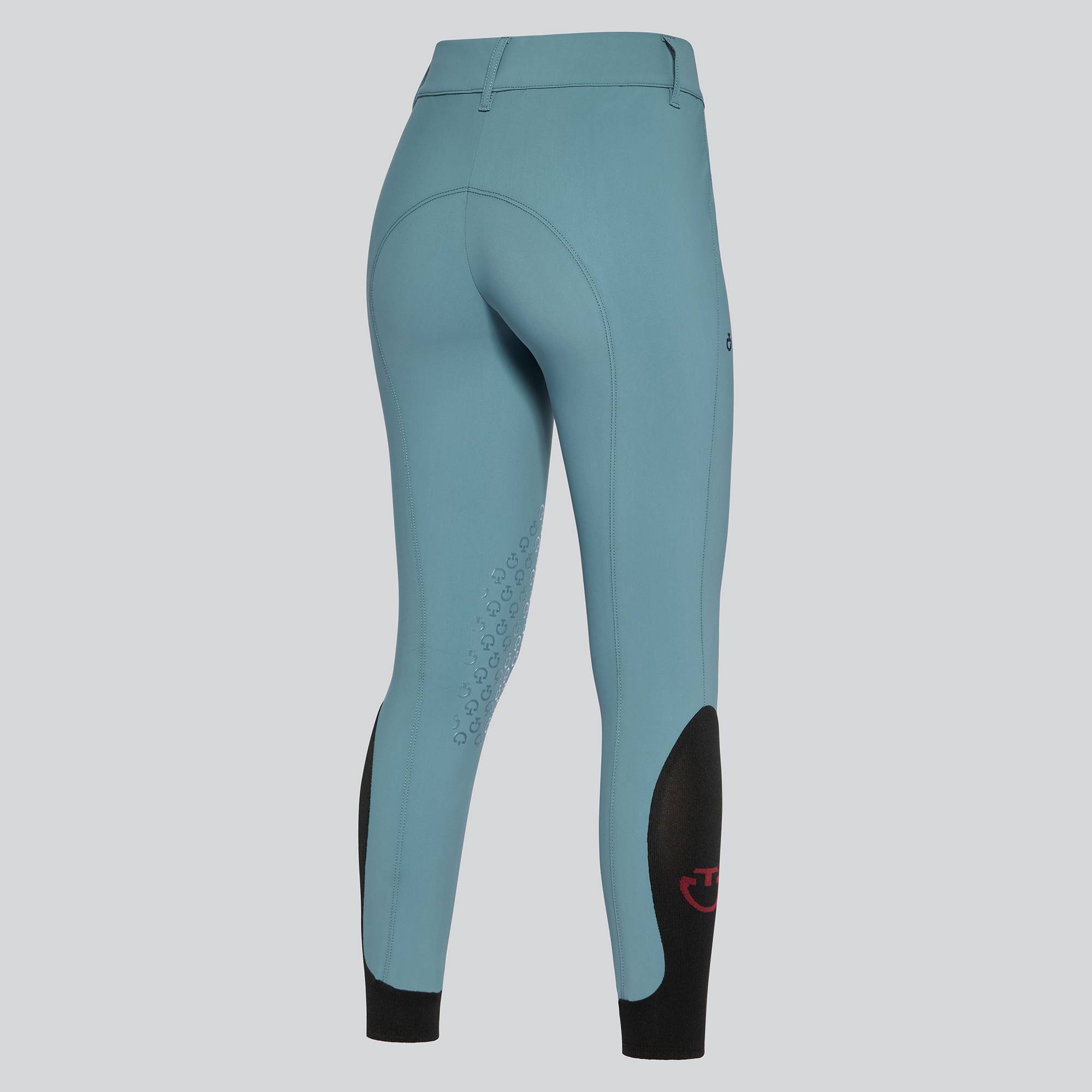 High-waisted Knee Grip Peacock riding breeches - CAVALLERIA TOSCANA
