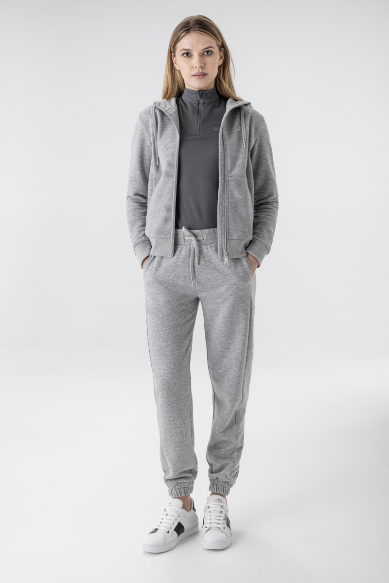 Esaste zipped hooded sweatshirt - EQUILINE