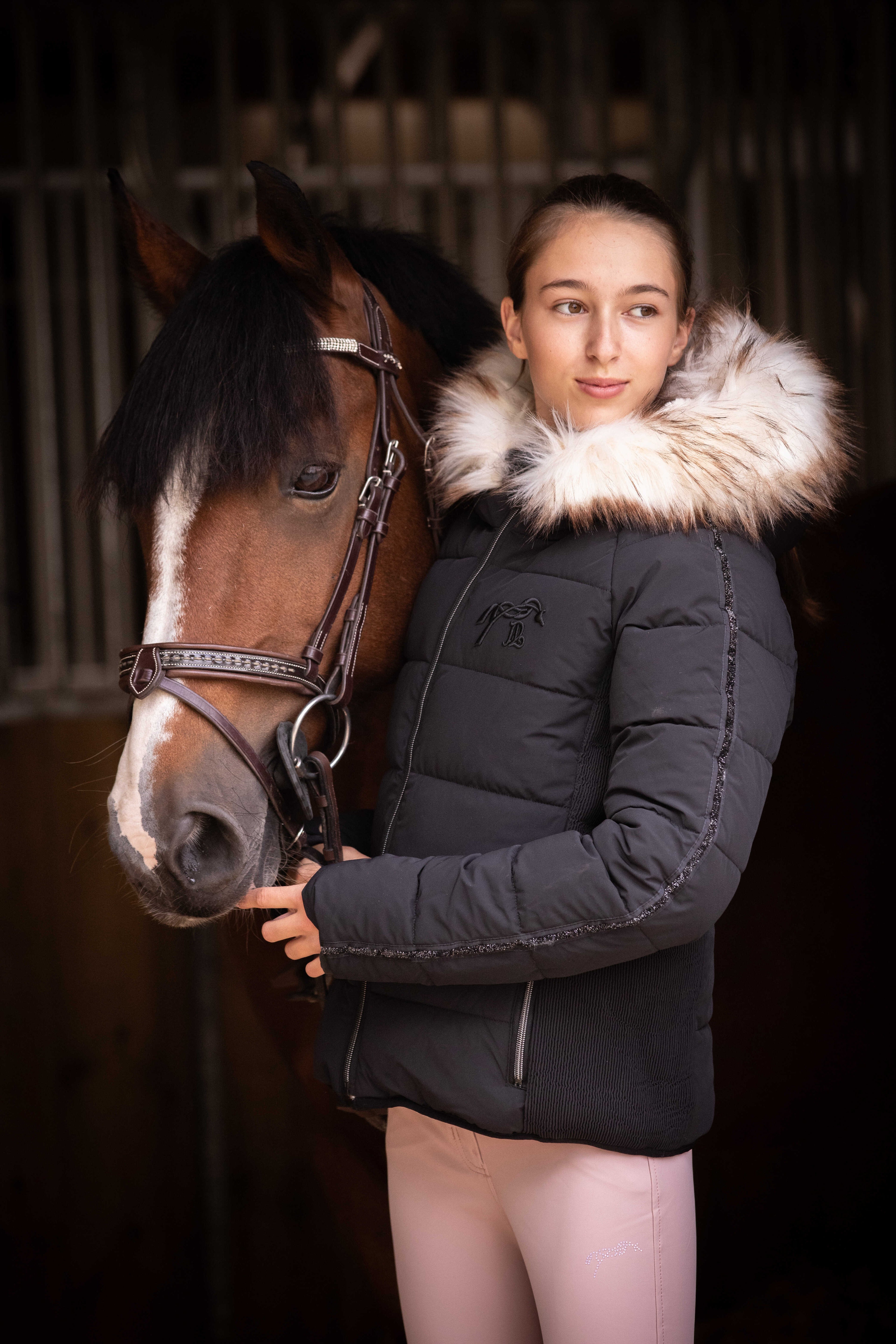 Blouson Louxy noir - Penelope Collection