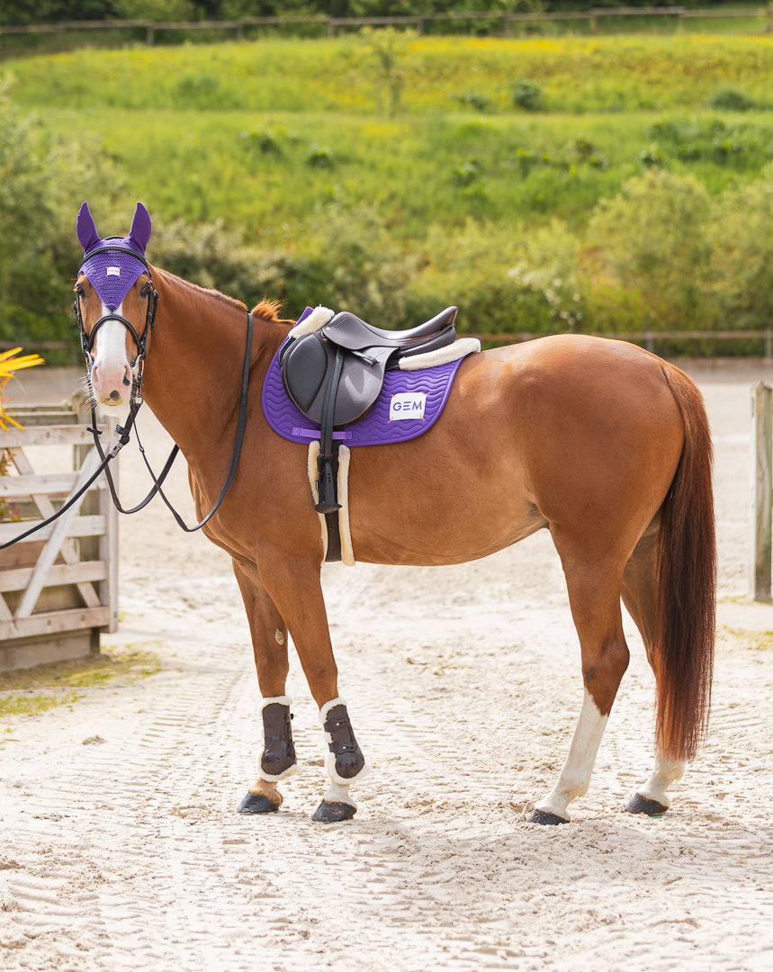 Tapis de selle TOUC TOUC Obstacle Violet - GEM