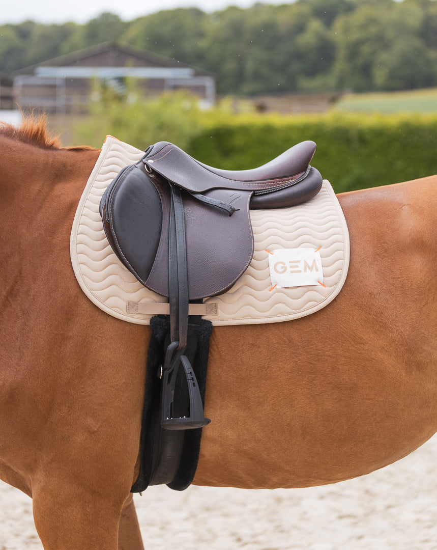 Tapis de selle TOUC TOUC Obstacle Sable - GEM