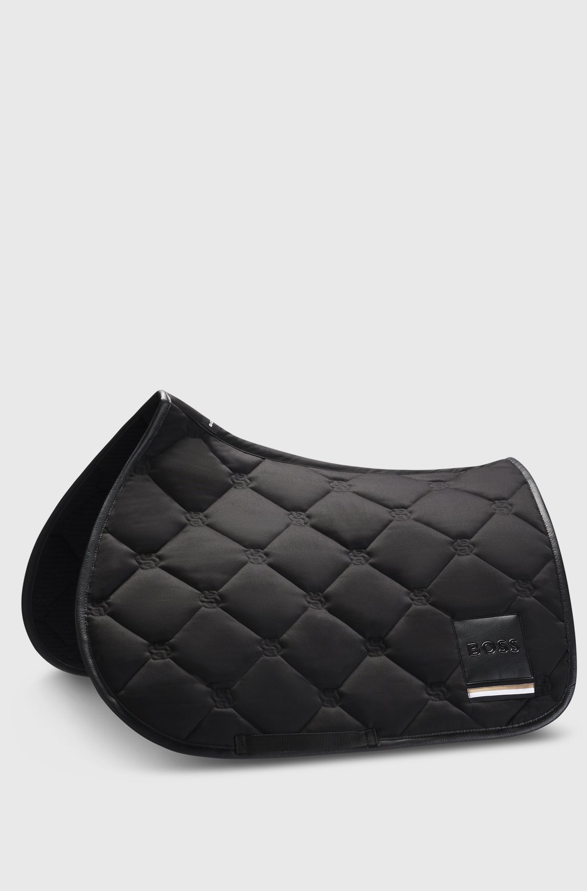 Tapis de selle Noir Solid Black Mixte - Boss Equestrian