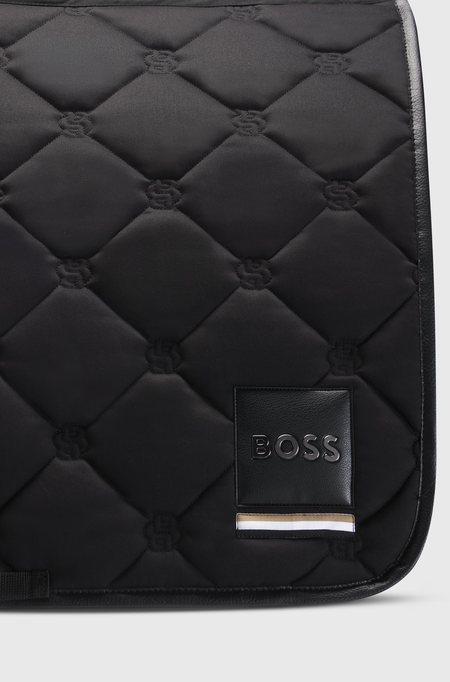 Tapis de selle Noir Solid Black Dressage - Boss Equestrian