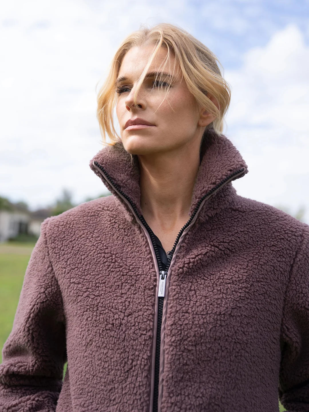 Veste Teddy Fleece Blush - Equestrian Stockholm