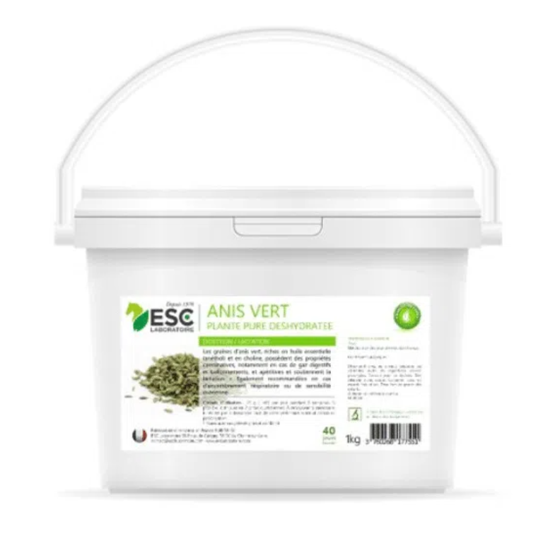 Anis vert jument en chaleur, lactation et digestion - ESC LABORATOIRE