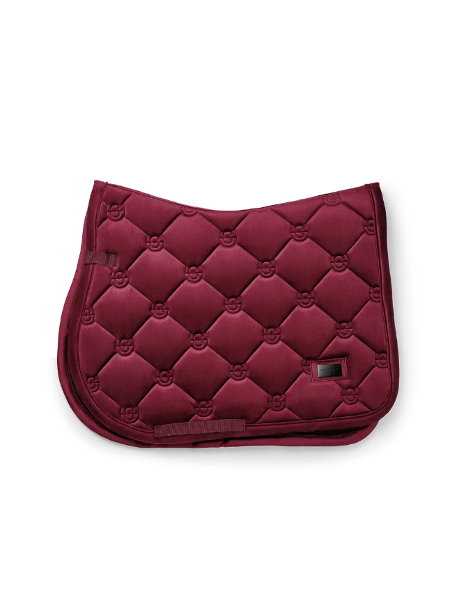 Tapis de selle Velvet Merlot MIXTE- EQUESTRIAN STOCKHOLM