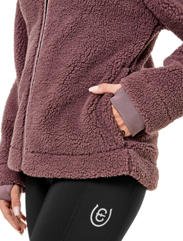 Veste Teddy Fleece Blush - Equestrian Stockholm