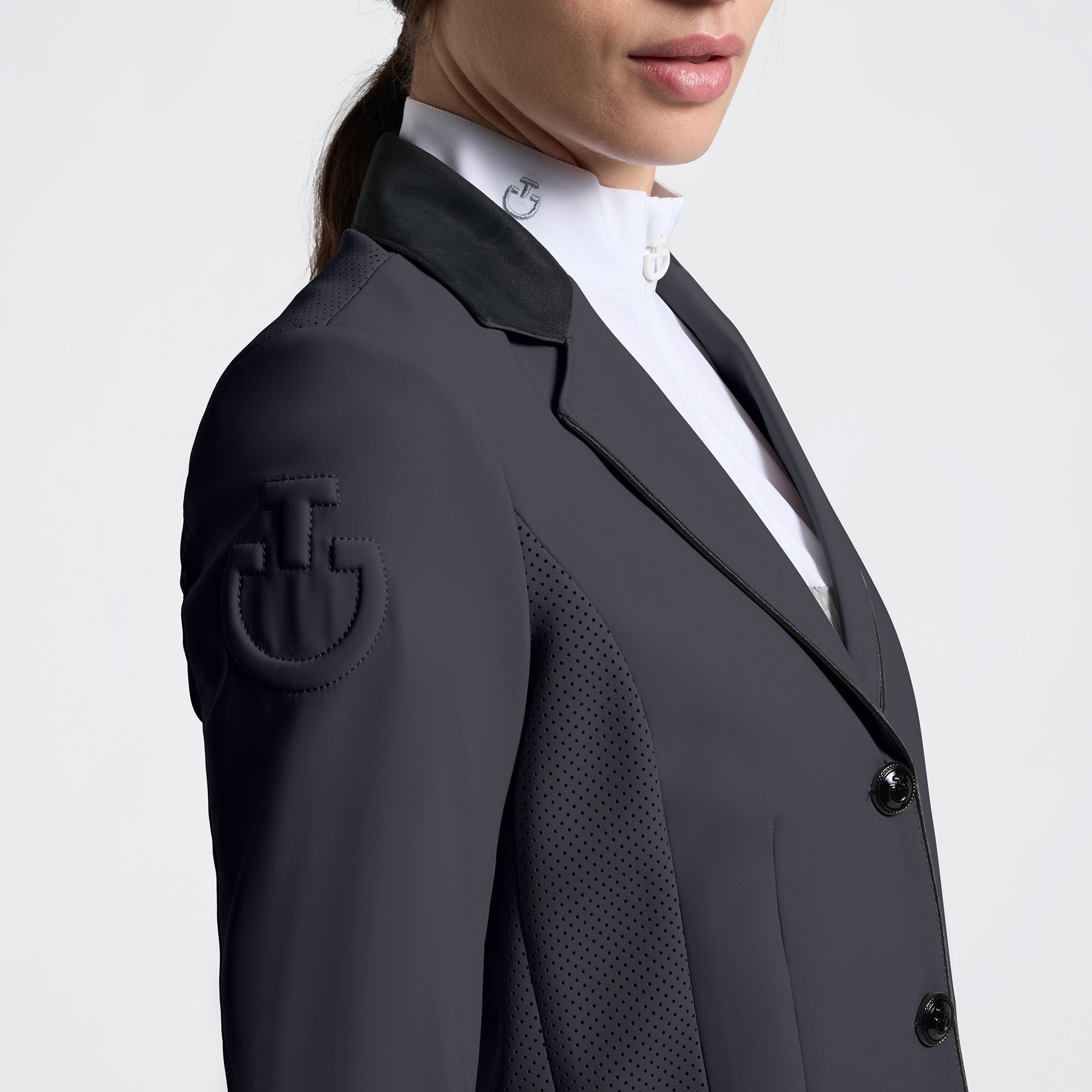 Veste de concours Perforated Gris foncé - CAVALLERIA TOSCANA