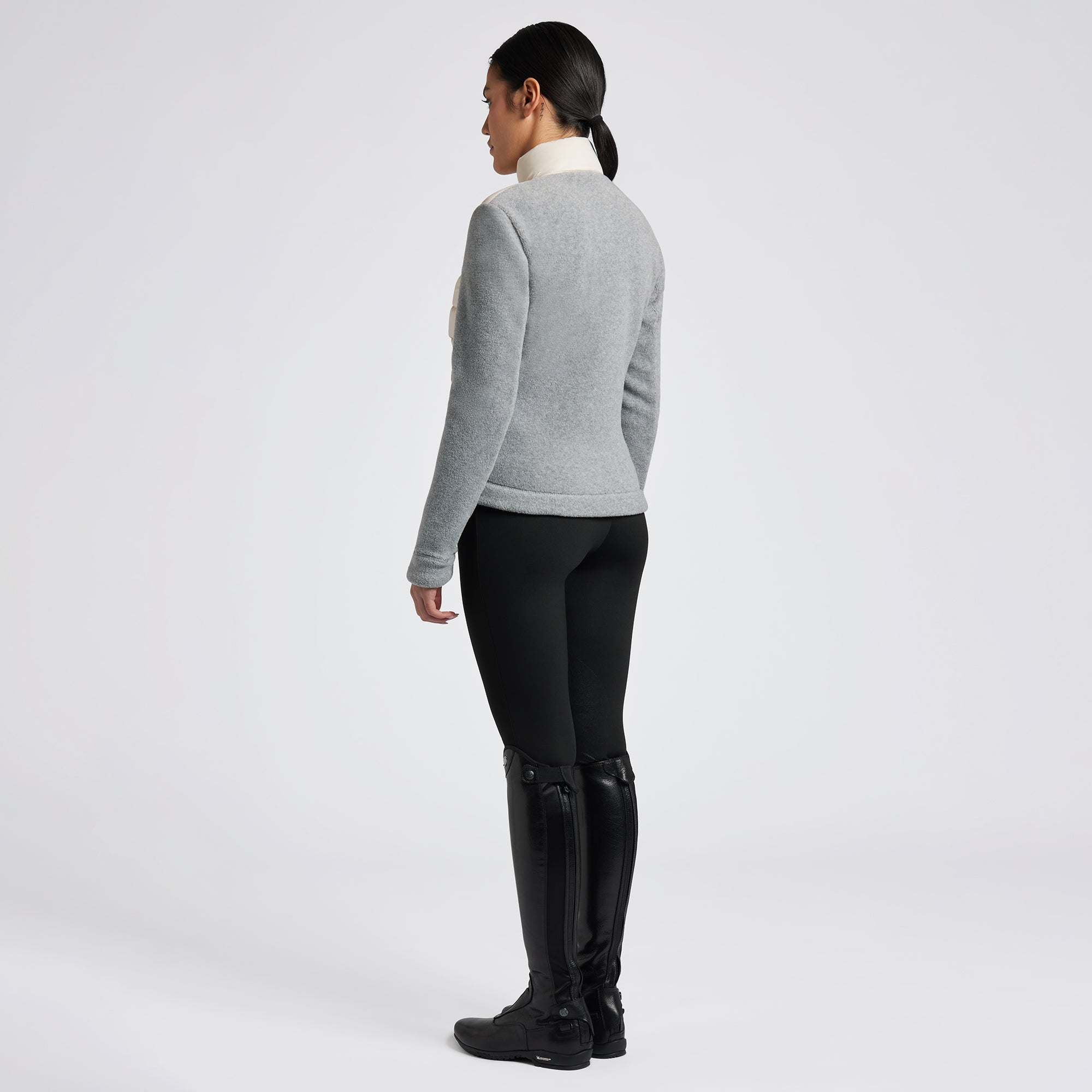 Dark chocolate quilted down jacket - Cavalleria Toscana