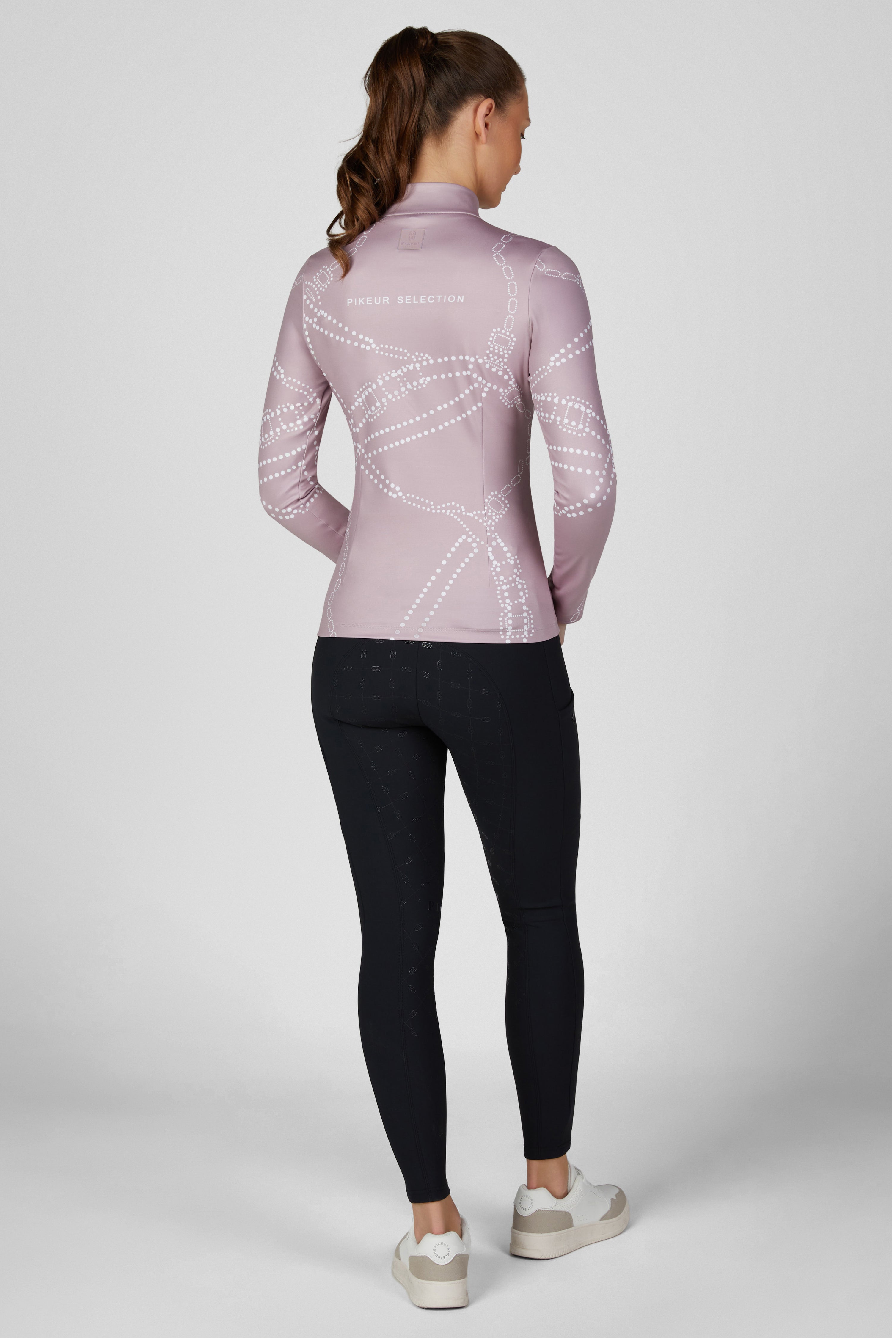 Polo manches longues Zip Print Shirt - Pikeur