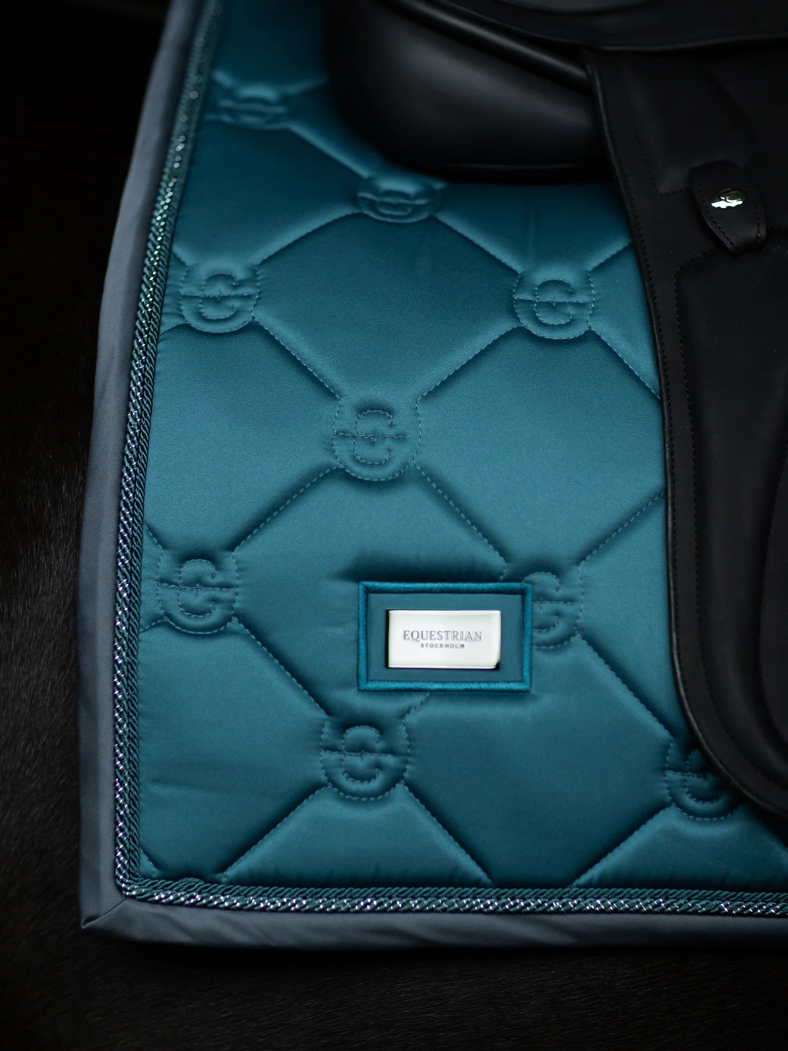 Tapis de selle Teal Blue DRESSAGE - Equestrian Stockholm