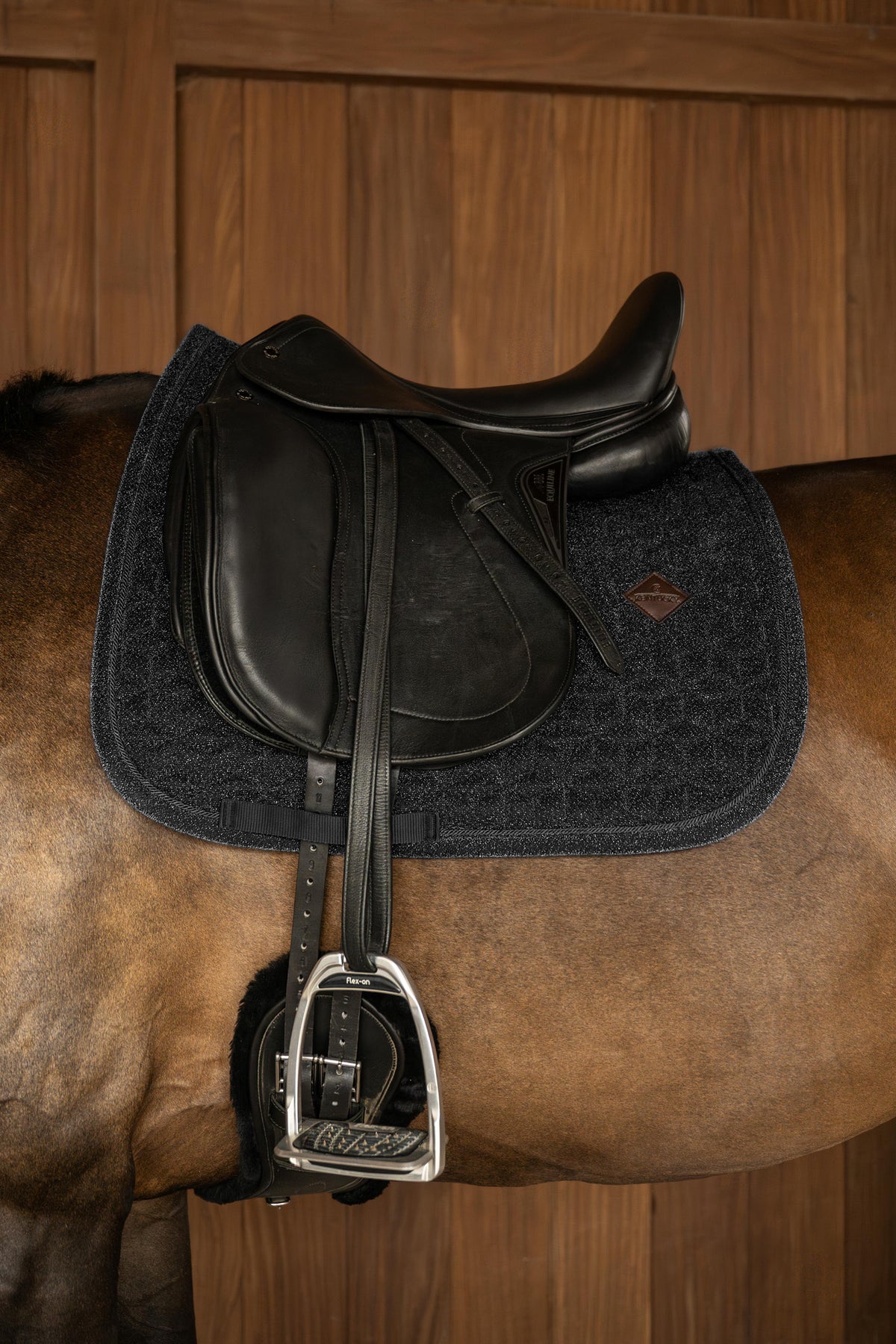 Tapis de selle Sparkling DRESSAGE noir - Kentucky