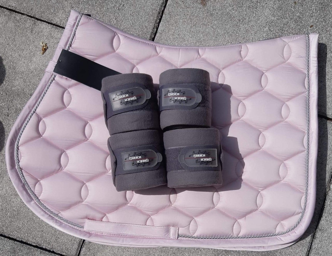 Tapis et bandes Eskadron - Rose poudré/Gris